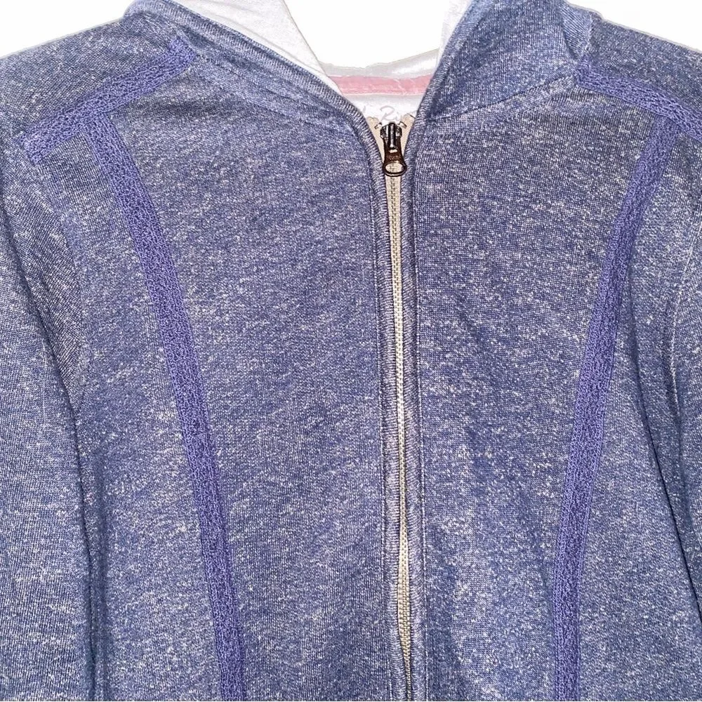 North river hoodie sweater boho hippie flare triangle peasant prairie m zip Gorp